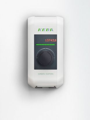 Bild von KEBA KeContact P30 x-series, Typ 2 Buchse, 22kW - GREEN EDITION