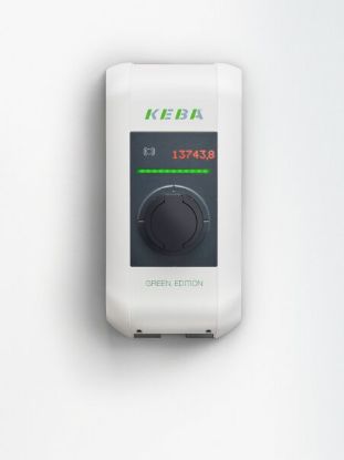 Bild von KEBA KeContact P30 x-series, Typ 2 Buchse, 22kW, RFID - GREEN EDITION