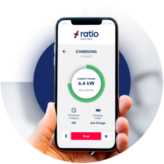 Bild von Ratio EV Charging App