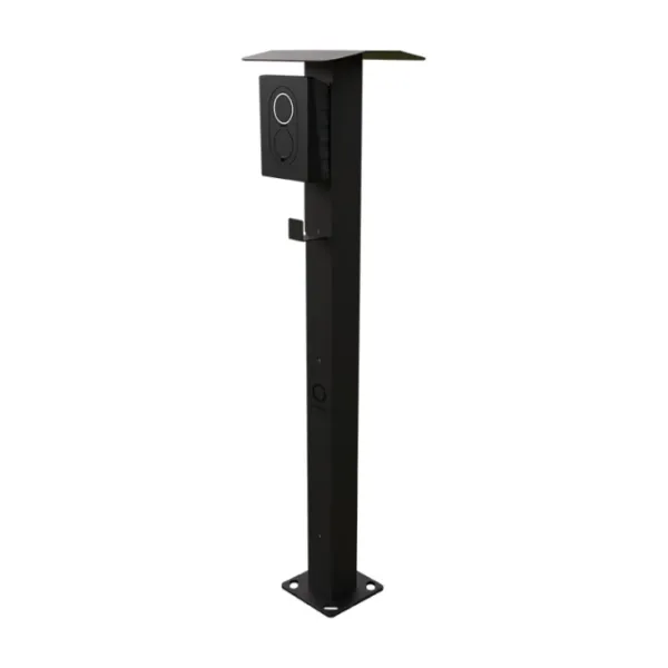 Bild von OnePole Einzelsäule mit Dach für Zaptec Go