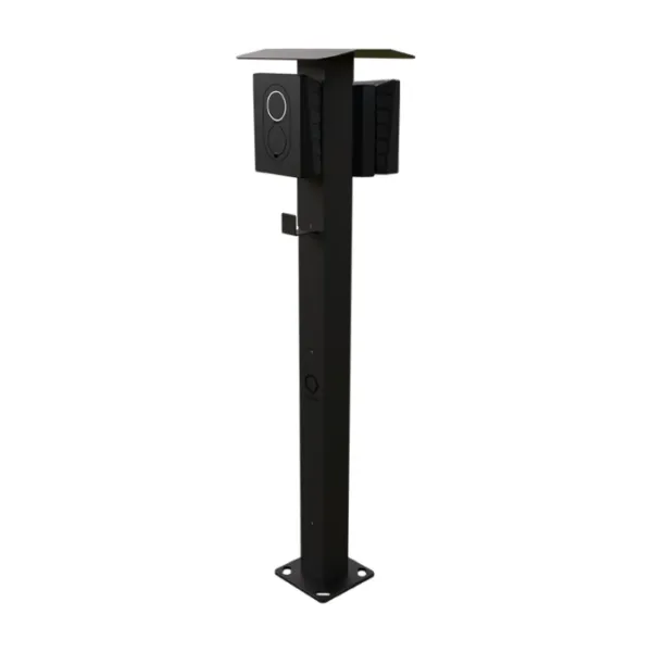 Bild von OnePole Doppelsäule mit Dach für Zaptec Go