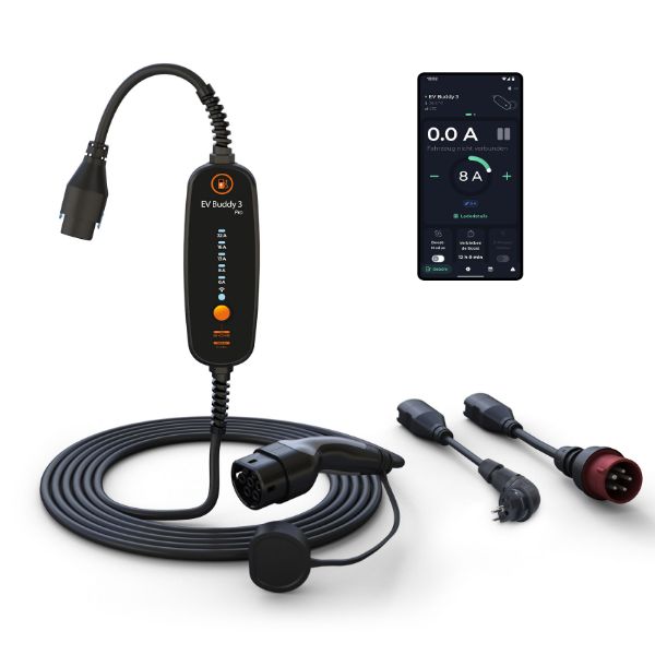 EV Buddy 3 Pro, 22kW, 6.5m, BT