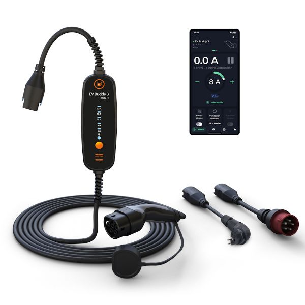 EV Buddy 3 Pro LTE, 22kW, 6.5m, BT