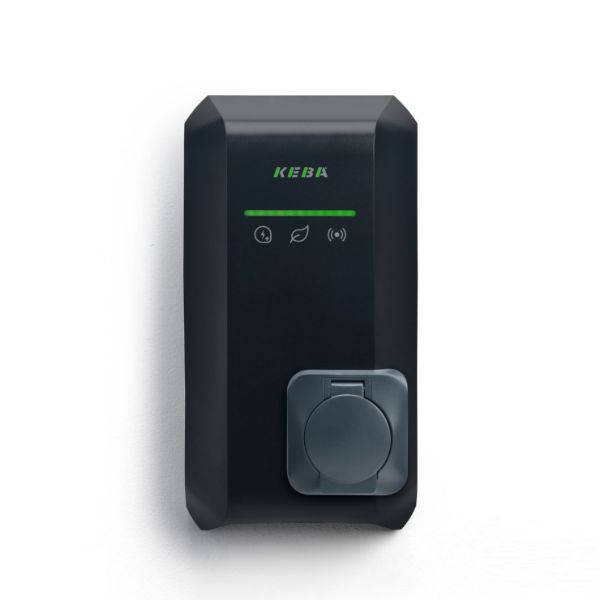KEBA KeContact P40 Pro black, 22kW, Buchse, RFID-15118, MID